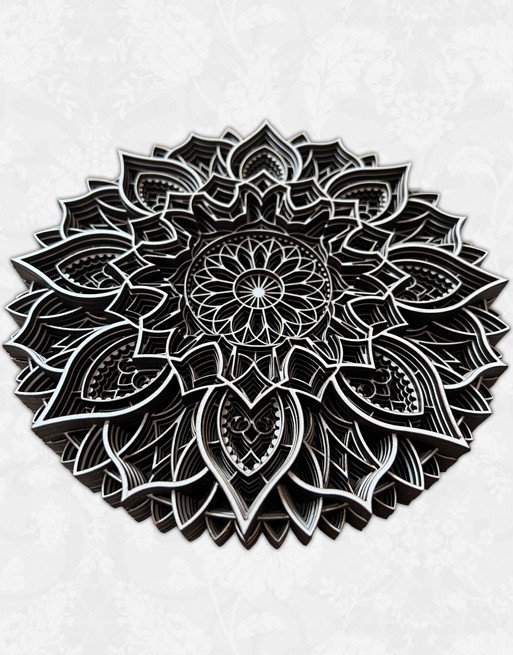 Mandala drewniana WZÓR 4