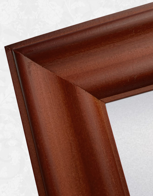 Duża brązowa ramka