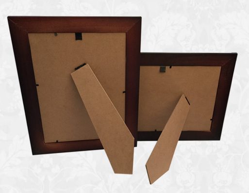 Duża brązowa ramka